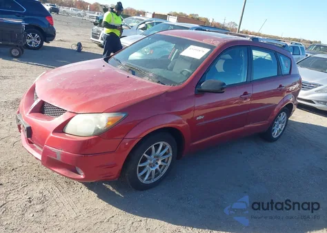 2004 Pontiac Vibe из США, поврежденный, VIN 5Y2SL62874Z438957